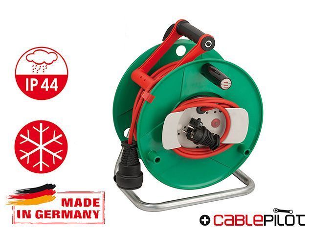Удлинитель на катушке 40м, 1 розетка, 3.3кВт, 3х1.5mm2, IP44, Garant  ...BRENNENSTUHL 1188470