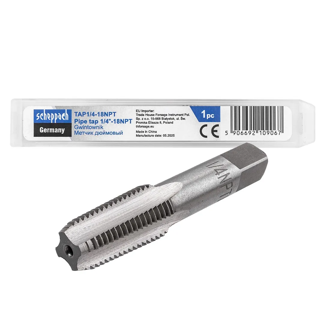 Метчик 1/4-18NPT (дюйм.)  Scheppach Sch-TAP1/4-18NPT