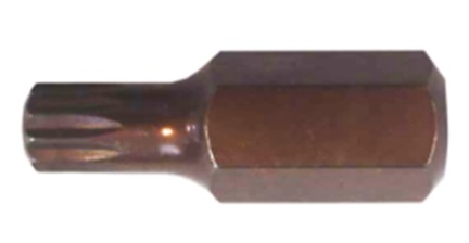 Бита 12-лучевая SPLINE M14х30ммL, 10мм  Forsage F-1783014 Premium