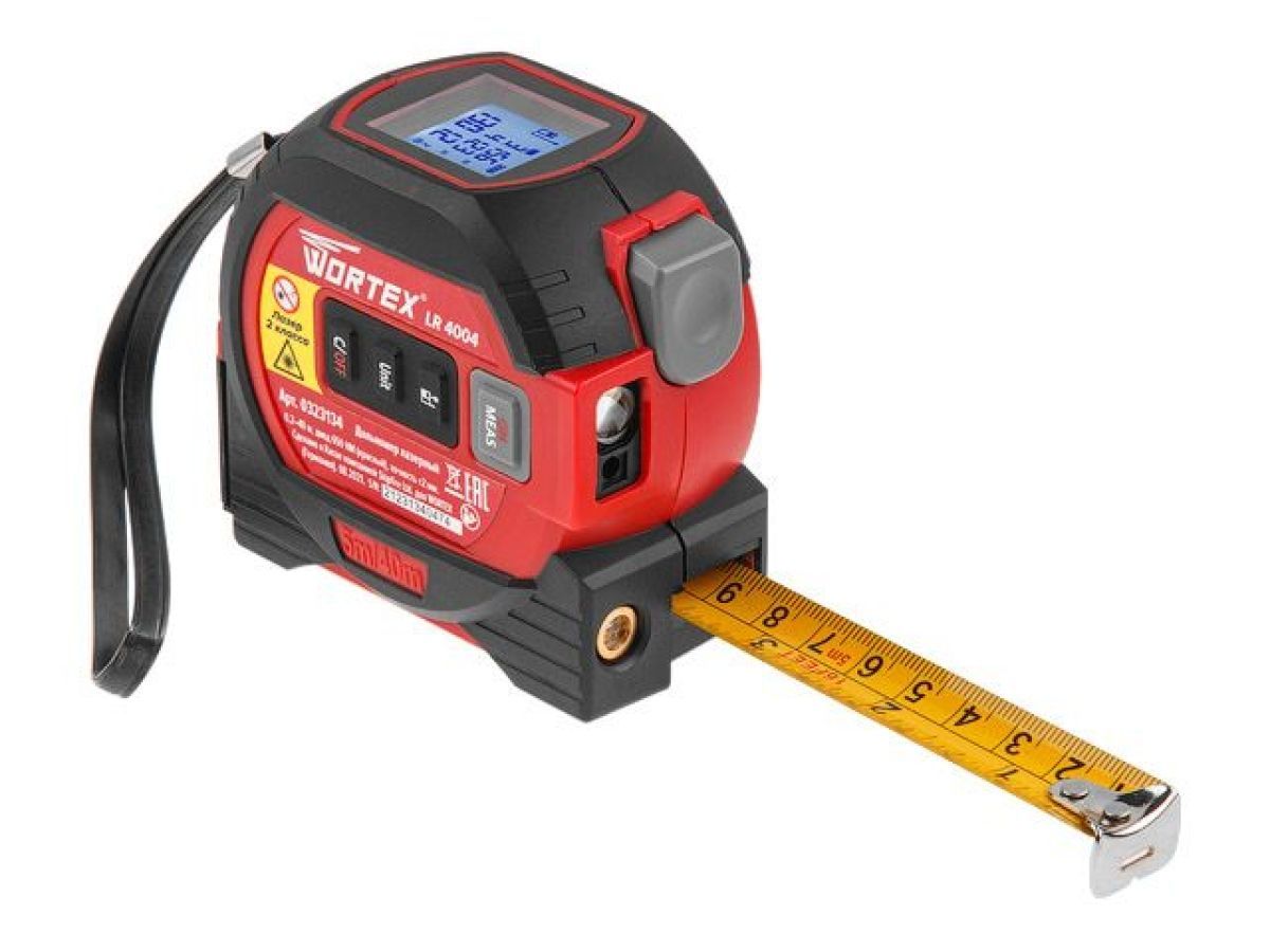 Дальномер лазерный LR 4004 в кор. (0.2 - 40 м, +/- 2 mm/м) WORTEX 323134