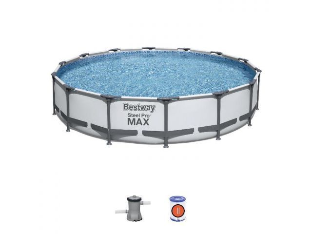 Каркасный бассейн Steel Pro MAX, 427 х 84 см, комплект  BESTWAY 56595