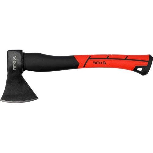 Топор 600гр. c фиберглассовой ручкой, 385мм., 48-58 HRC  YATO YT-79974