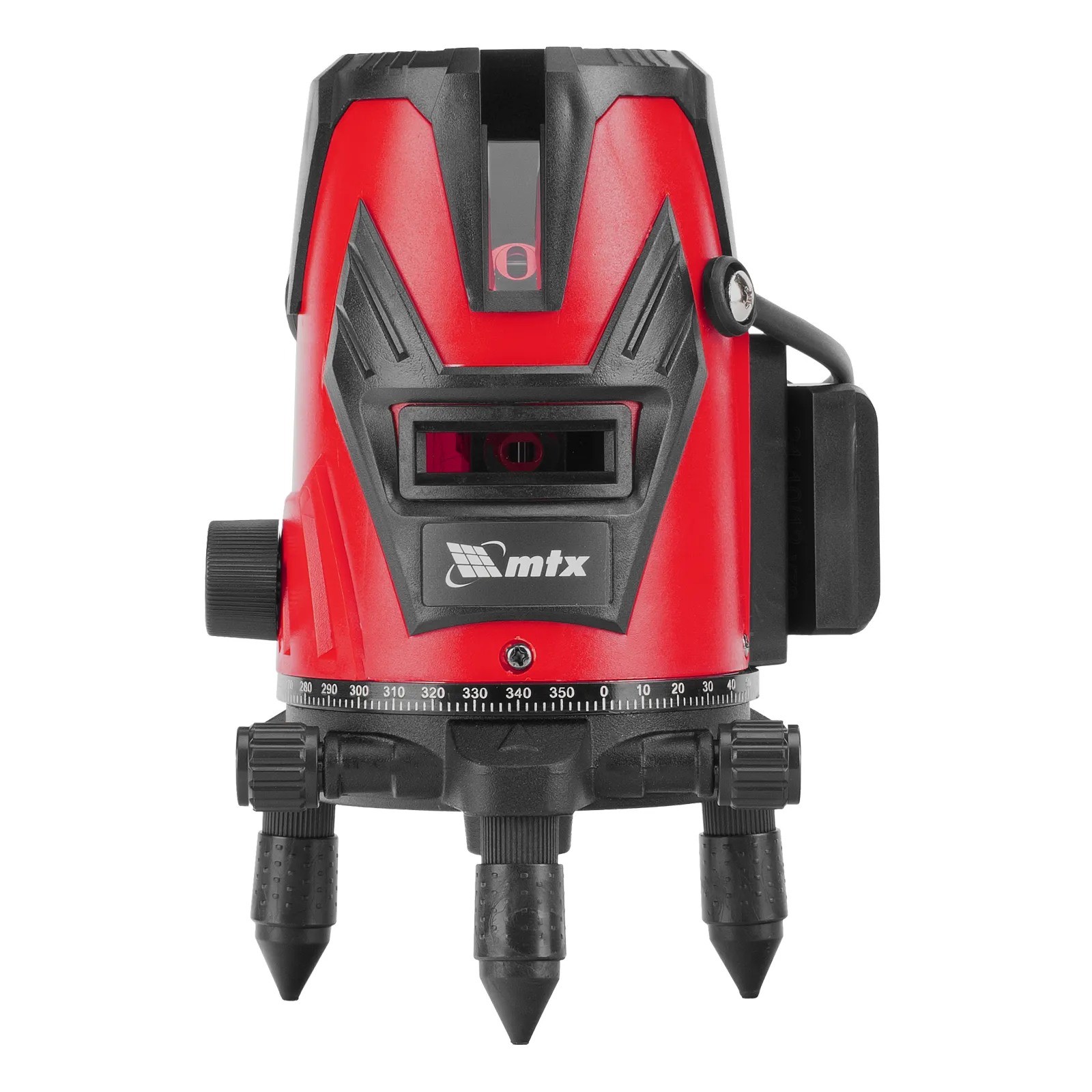 Лазерный уровень MXL RED, 30 м, красный луч, акк. Li 2400 mAh, сумка, резьба 5/8"  MTX 35012