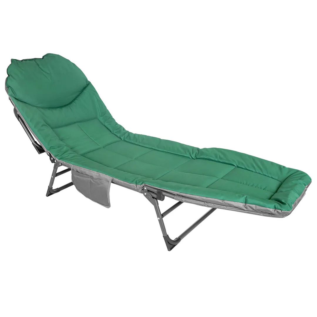 Шезлонг складной (зеленый)  Forsage F-FG-HY-8008GR