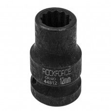 Головка ударная 12мм 12гр. 1/2"  Rock FORCE RF-44812