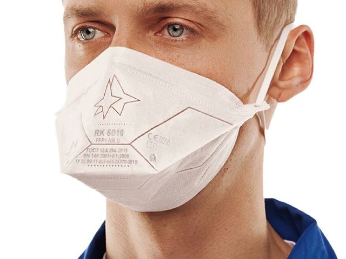 Респиратор РК RK6010 складн. без клап. FFP1 (до 4 ПДК) WORTEX RK6010