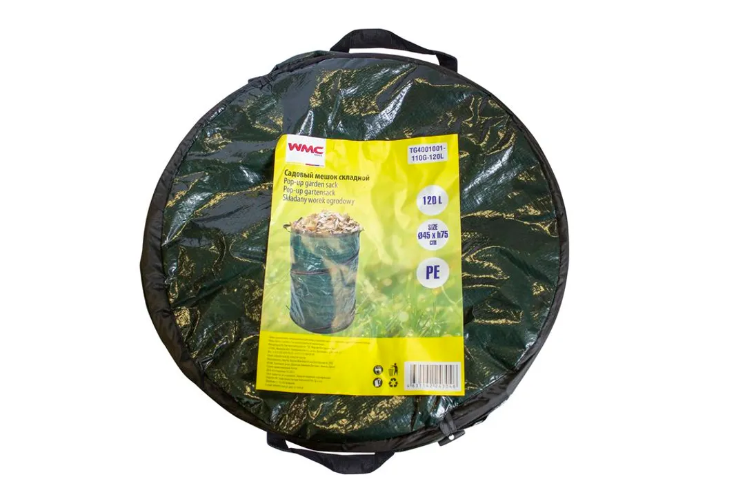 Мешок садовый складной 120л  WMC TOOLS TG4001001-110G-120L