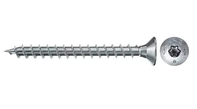 Саморез по дереву FPF CTP 3,0x35 белый цинк (упак. 200шт) Fischer FISKARS 670016K