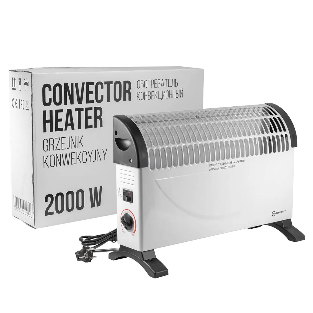 Обогреватель конвекционный (220-240V, 2000W, 3 режима нагрева) FORCEKRAFT FK-CH-Y02