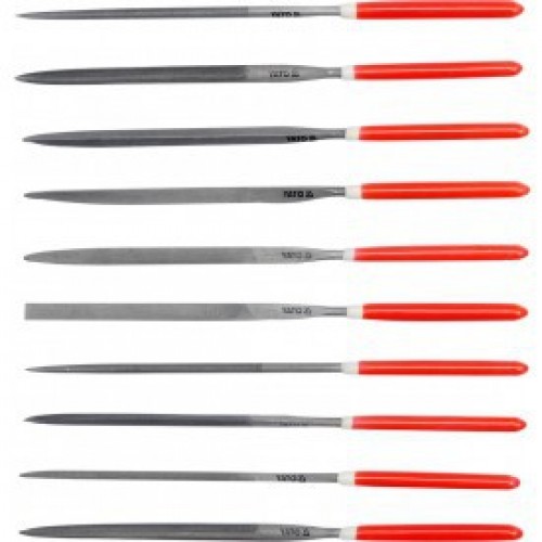 Набор надфилей 10пр. (3х140х65mm)  YATO YT-6163