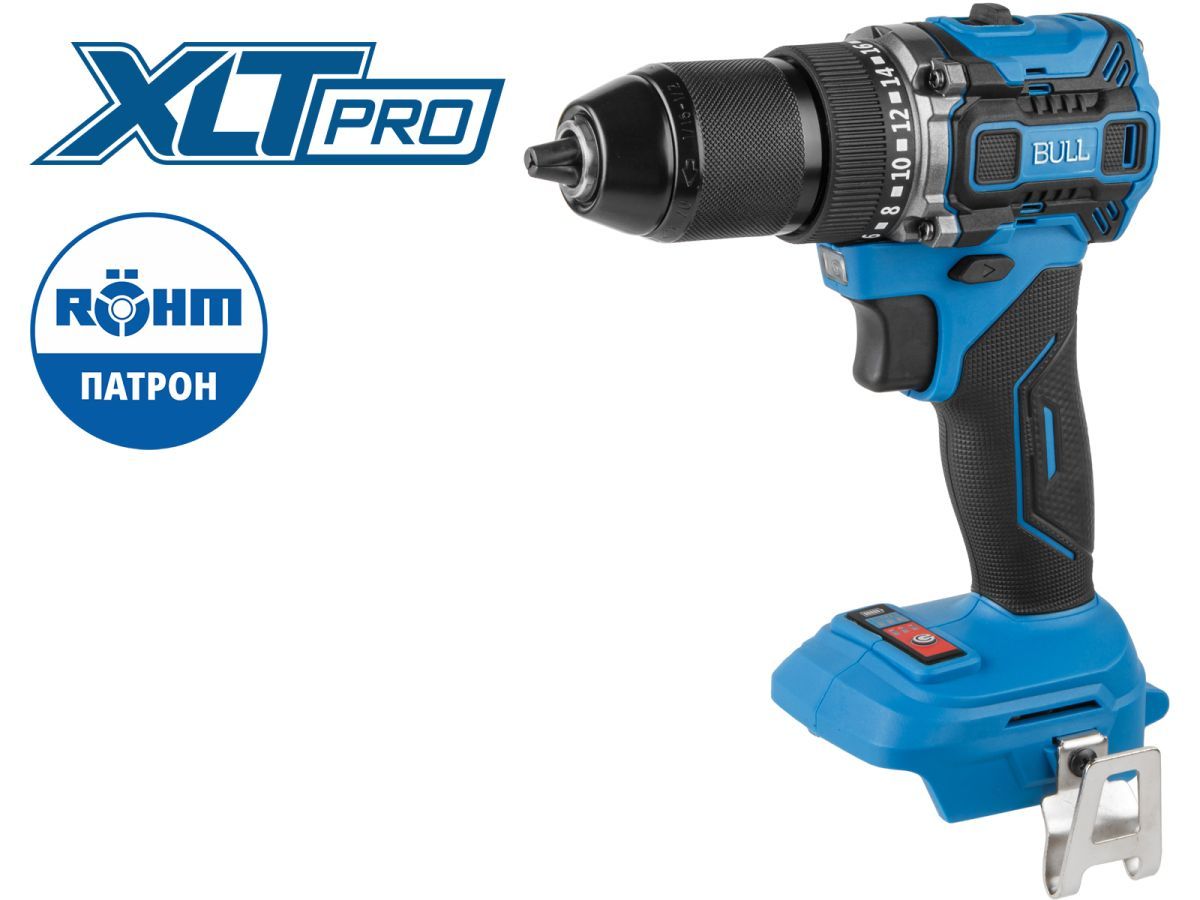 Аккум. дрель-шуруповерт SR 1807 R-series SOLO XLTpro БЕСЩЕТ., 18 В, 60 Н*м (ОТГРУЗКА ТОЛЬКО ПО ЭТН/ЭТТН |) BULL 2329222