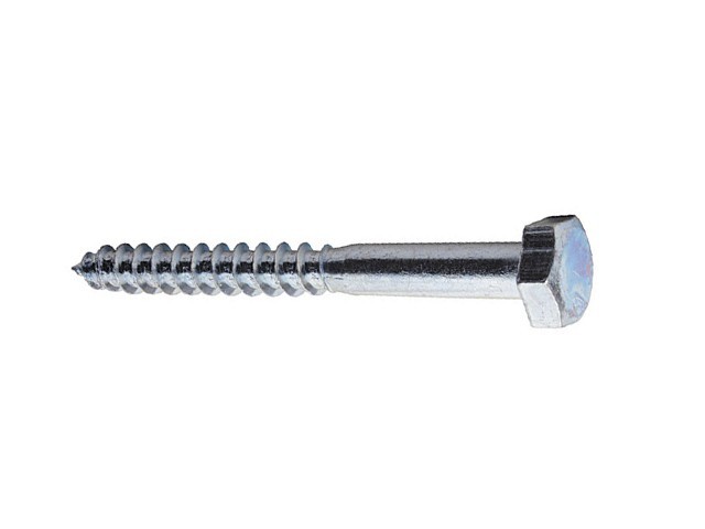 Шуруп 6х140 mm с шестигранной головкой, цинк, DIN 571 (900 шт) STARFIX SM-59811-900