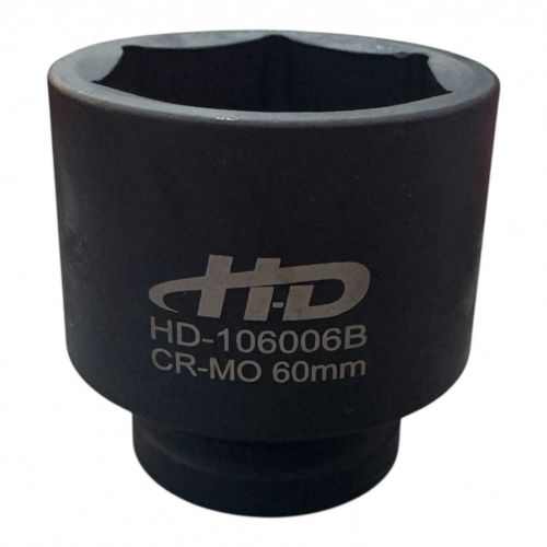 Головка торцевая ударная 1" 6гр. 60мм L80мм CrMo  H-D HD-106006B