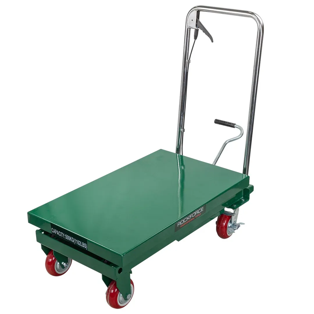 Тележка подъемная гидравлическая 500кг RockFORCE Rock FORCE RF-SPT 500A