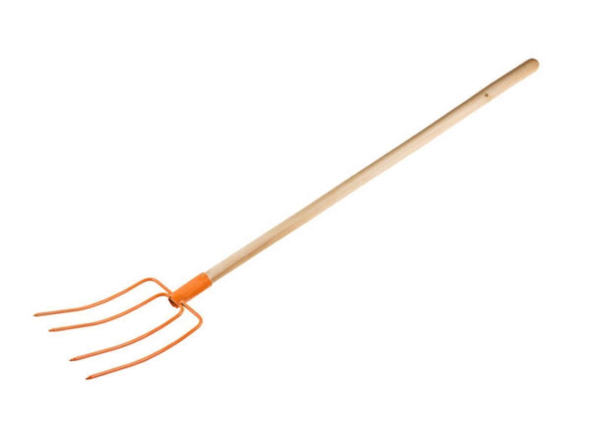 Вилы садовые 4-рогие с деревянным черенком 1200mm GARDEN STARTUL ST6083-01