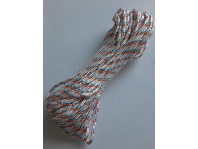 Шнур плетеный полипроп. ПП 16-прядный 4mm х20м 