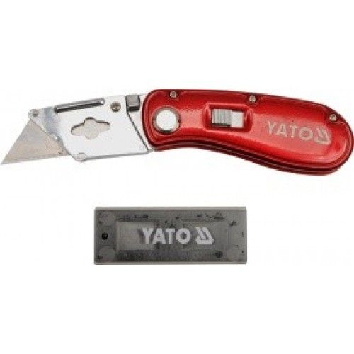 Нож с выдвижным трапециевидным лезвием (6 шт.) SK5  YATO YT-7534