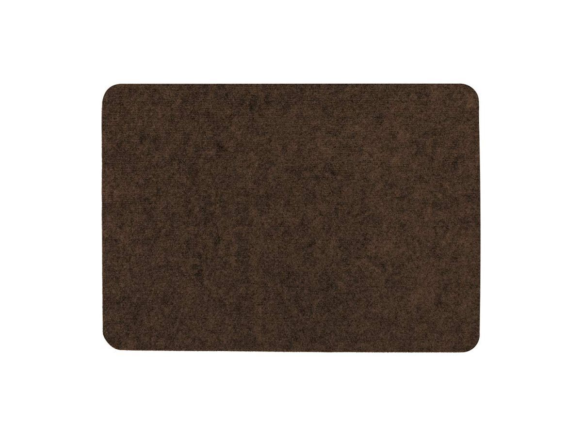 Коврик влаговпитывающий, ребристый  "Slim", без борта, подложка tpr, 50*80 см "VORTEX", коричневый ВОРТЕКС 24387