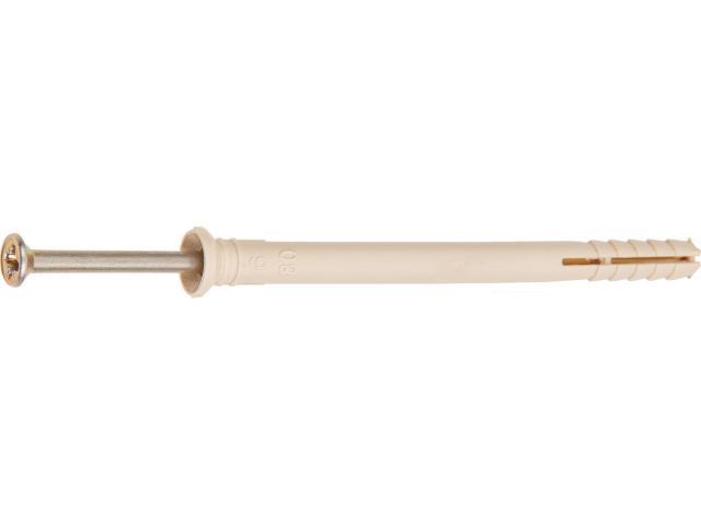 Дюбель-гвоздь 6х80 mm нейлон потай (10 шт в зип-локе) STARFIX SMZ3-38256-10