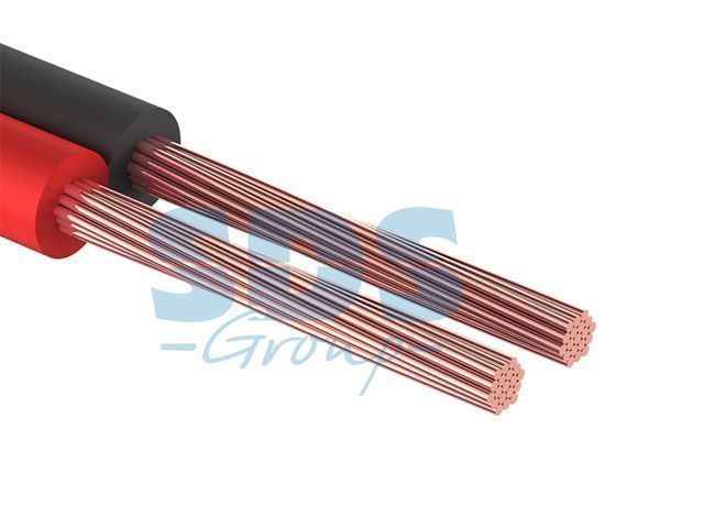 Кабель акустический ШВПМ 2х0,75 mm2, бухта 100 м, красно-черный  ...PROCONNECT 01-6104-6
