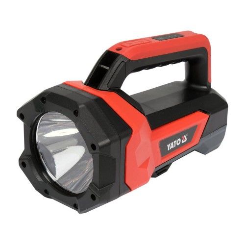 Прожекторный фонарь 2в 1 213х132х106mm (10-16W, 600-1000lm, 244м, 3.7V, 8000mAh, usb, IP54) YATO YT-08548