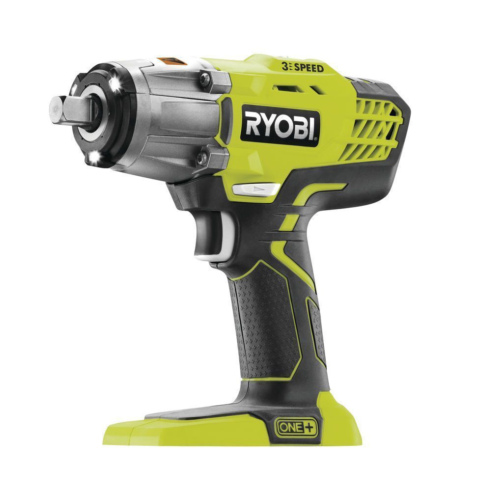 ONE + / Гайковерт, 1/2", БЕЗ АКБ, 18В, 400Нм, RYOBI R18IW3 