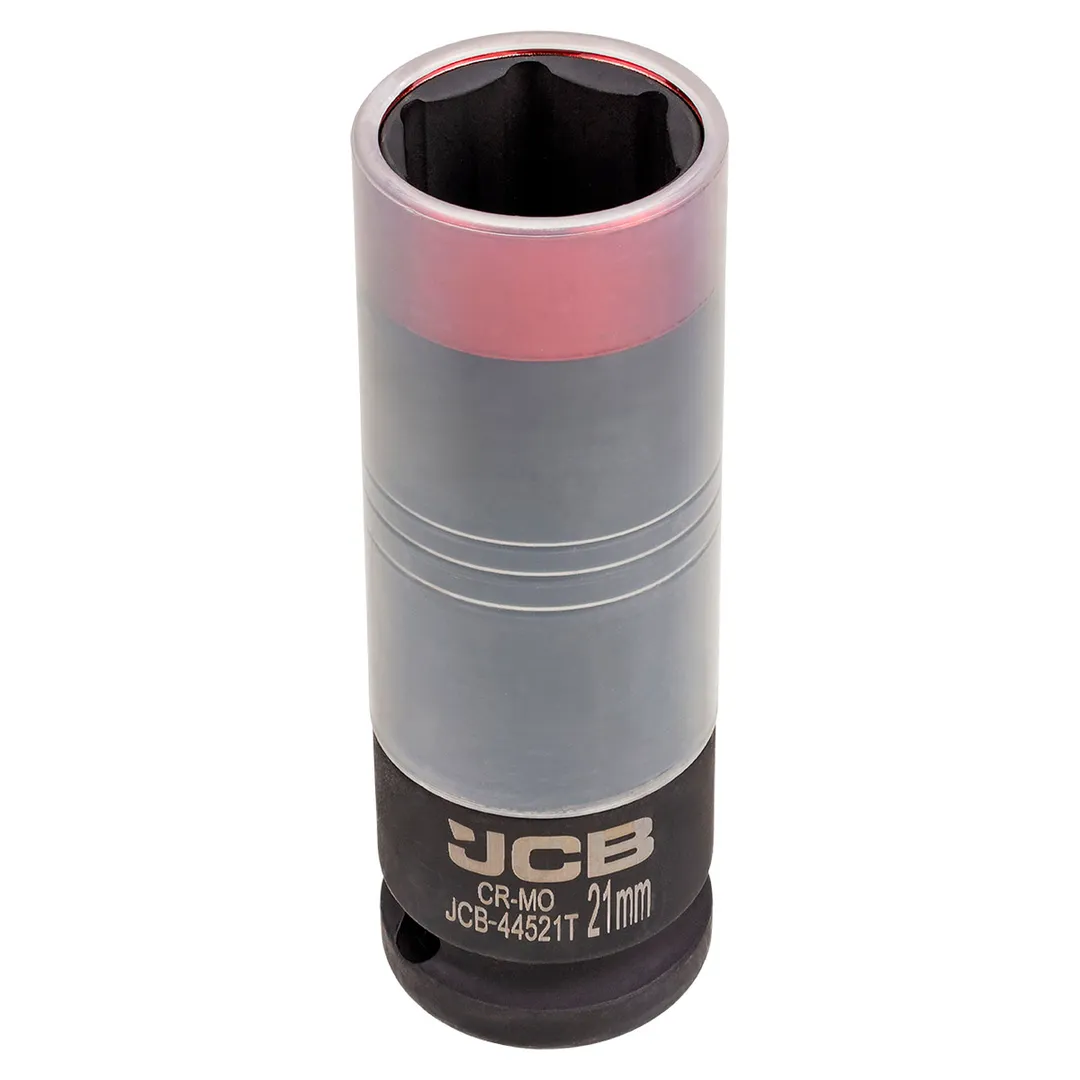 Головка ударная глубокая тонкостенная 1/2'' 21мм 6гр JCB JCB-44521T