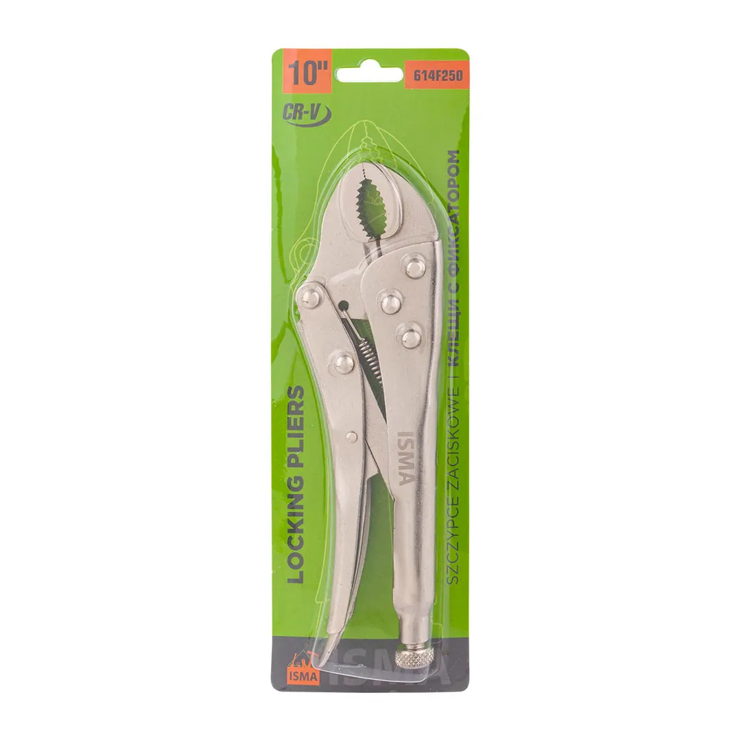 Клещи с фиксатором 10"  ISMA ISMA-614F250