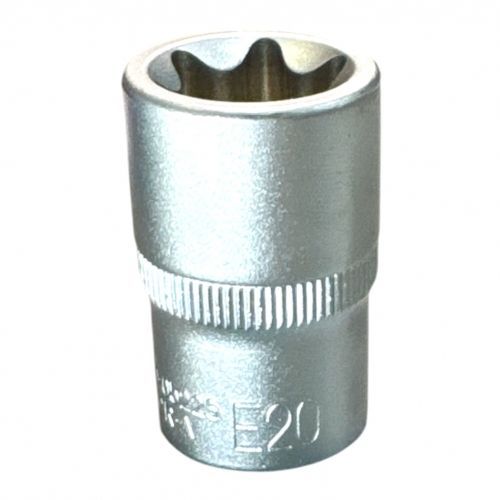 Головка торцевая 1/2" TORX Е20, L38 мм, CrV H-D HD-05226