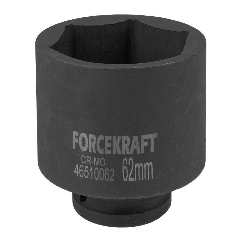 Головка ударная глубокая 3/4", 62мм (6гр.)  FORCEKRAFT FK-46510062