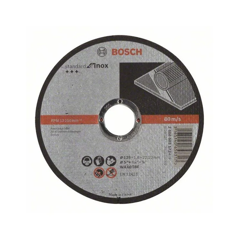 Отрезной круг 125х1,6х22,23 мм PRO Stainless Steel and Metal BOSCH 2.608.603.172