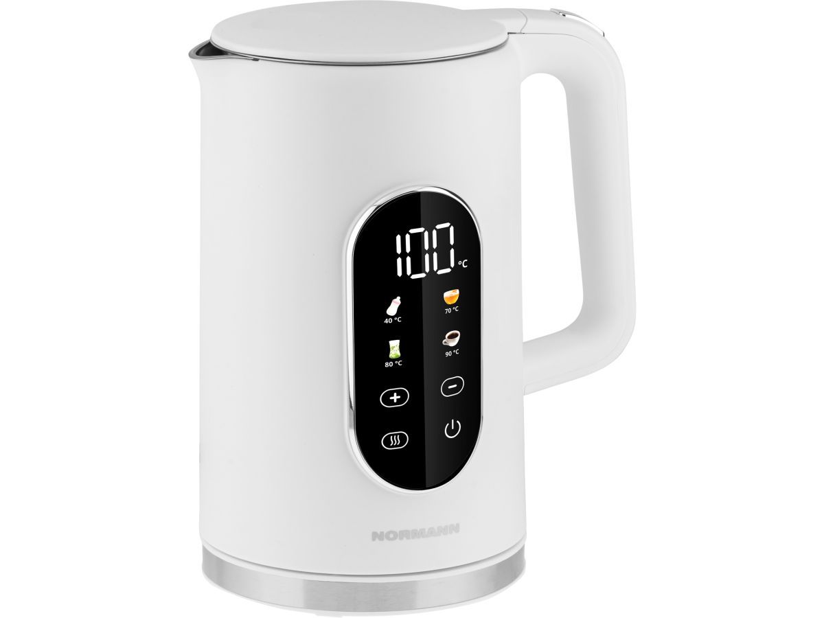 Чайник электрический AKL-522 (2200 Вт, 1,7 л, двойн.стенки, сенсорная панель с терморегуляцией, поддержание температуры) NORMANN N16039-3