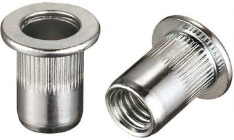 Гайка-заклепка M5 сталь М5 V40, (250 шт.), в потай MASTERFIX