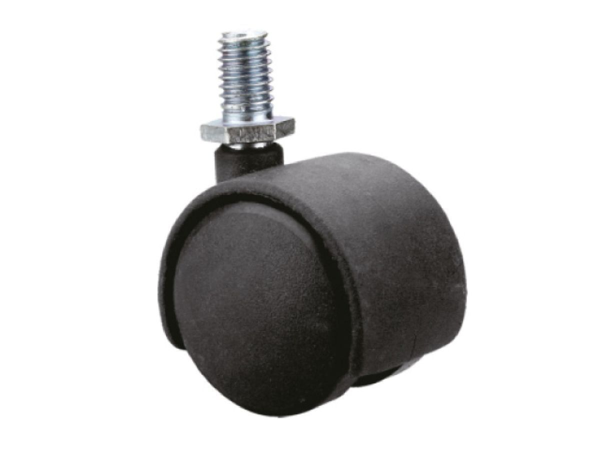 Опора колёсная d-50mm с резьбой, пластмасса STARFIX SMF-10523