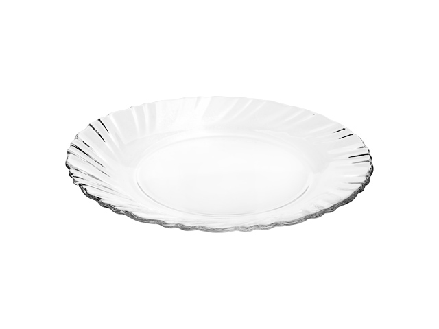 Тарелка десертная стеклянная, 190 mm, круглая, Каспиан  NORITAZEH 221003T