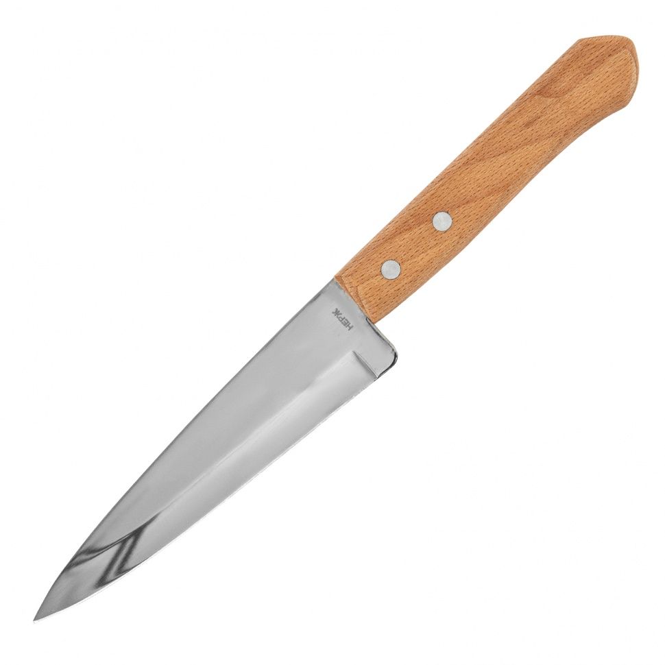 Нож поварской 240 мм, лезвие 130 мм, деревянная рукоятка   79158