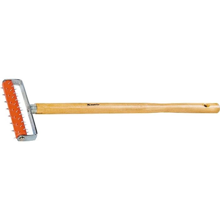 Валик для гипсокартона, 150 мм, игольчатый, деревянная ручка 500 мм MTX 87901