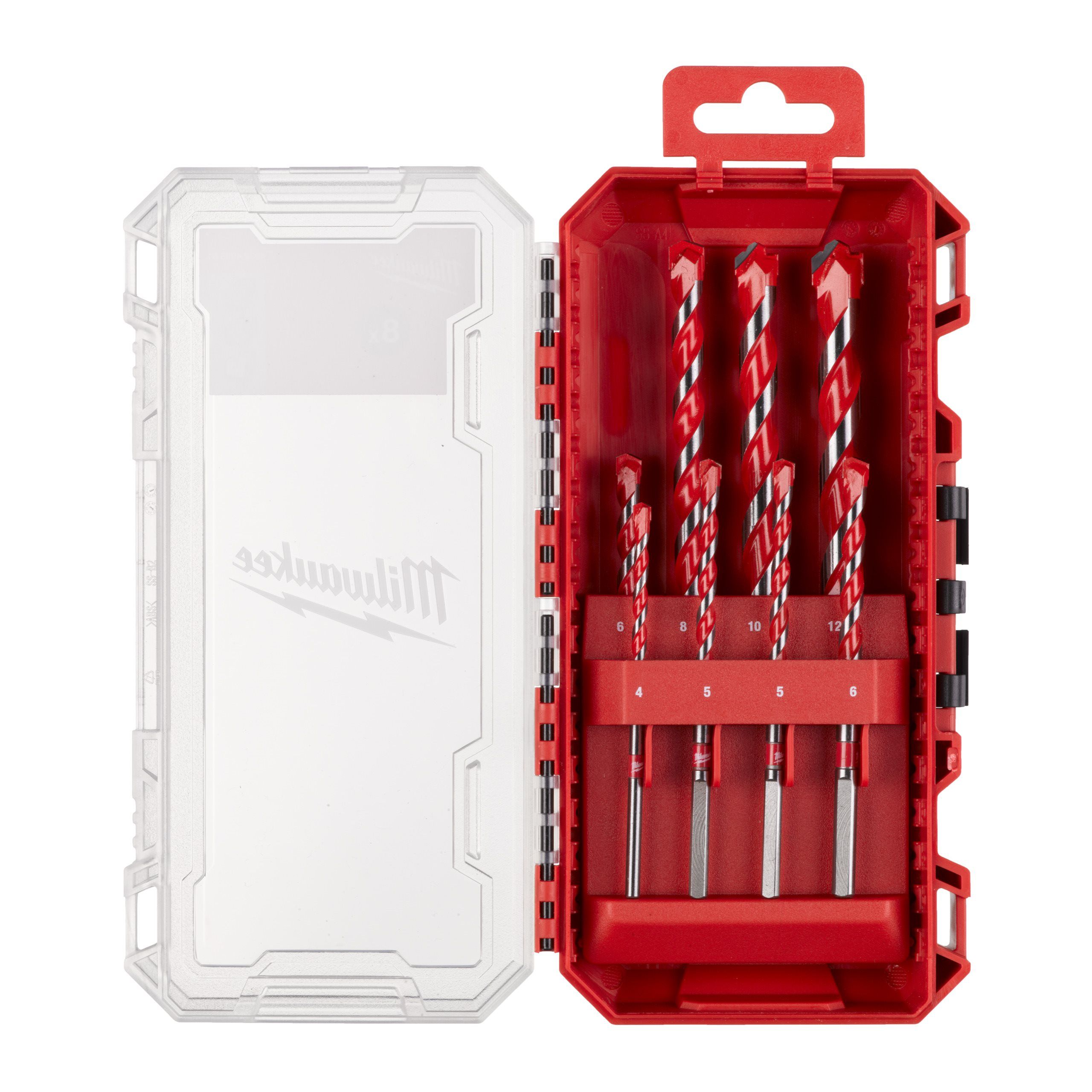 Набор ударных сверл по бетону 4-12 мм Premium (8 шт) GEN III Milwaukee 4932493881