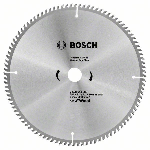 Диск пильный ECO 305х3,2х30 мм Z100 Wood, BOSCH 2.608.644.386