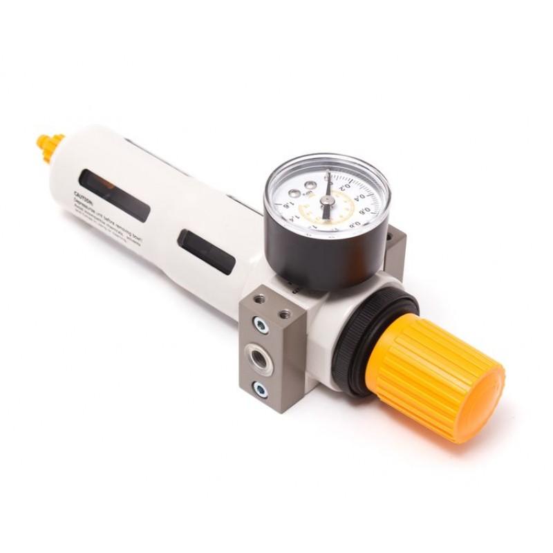 Фильтр-регулятор с индикатором давления для пневмосистемы 1/8"  ...Partner YQFR2000-01