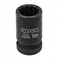 Головка ударная 16мм 12гр. 1/2" Rock FORCE RF-44816