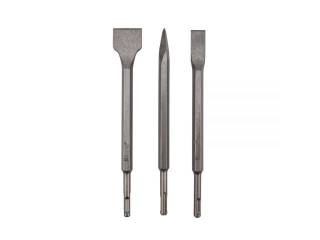 Набор зубил для перфоратора SDS PLUS, 3 предмета KRANZ KR-91-0430