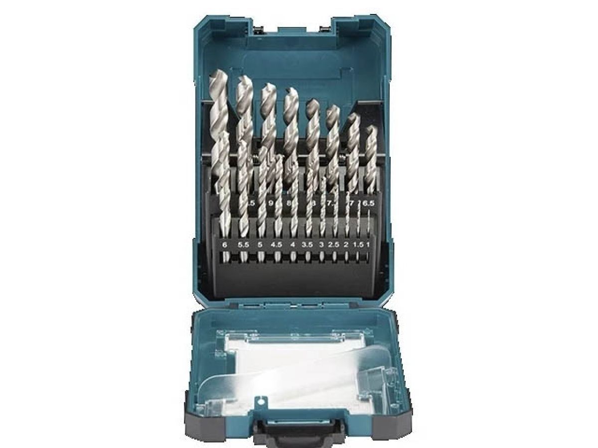 Набор сверл по металлу HSS-G, 19 шт. (1-10mm,  шаг 0.5mm) MAKITA D-67549