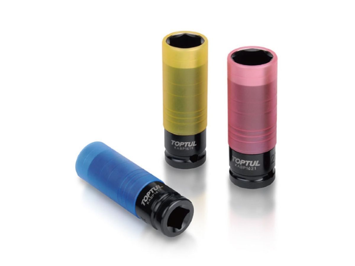 Набор головок ударных 1/2", 6гр, 3пр. (17-21мм) Toptul GDAS0301