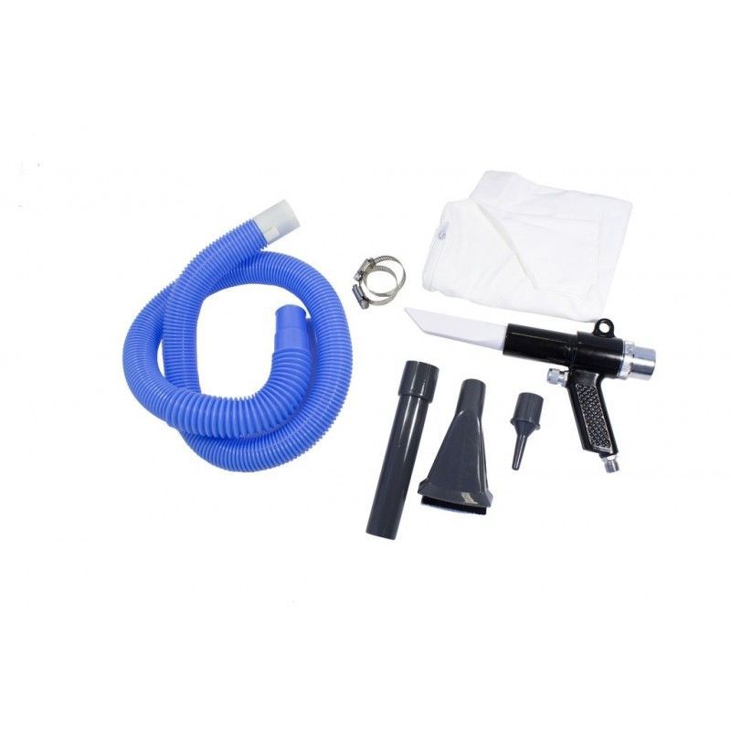 Пневмопылесос со сменными насадками 4пр(рабочее давл. 6.3Bar) Forsage F-1222