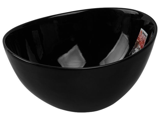 Салатник керамический, 20.5х17.5 см, серия ASIAN, черный PERFECTO LINEA 17-121759
