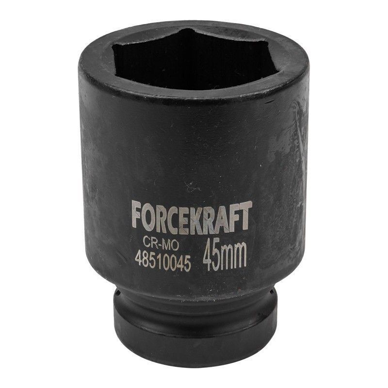 Головка ударная глубокая 1", 45мм (6гр)  FORCEKRAFT FK-48510045