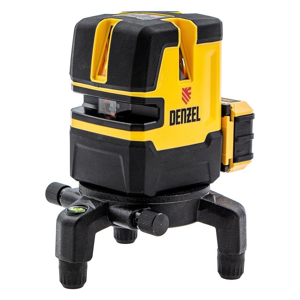 Лазерный уровень LX 05 Red, 20 м, 635 нм, акк. Li 5200 mAh, резьба 5/8"  ...DENZEL 35071