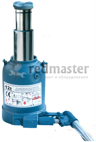 Домкрат бутылочный с двумя штоками, 10т (h 182-375 mm)  Torin TH810003