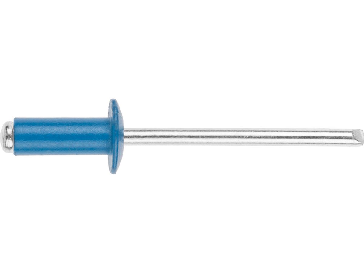 Заклепка вытяжная 4.0х10 mm алюминий/сталь, RAL 5005 (20000 шт ) (Цвет сигнальный синий) STARFIX SM-89899-20000